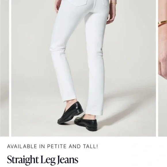 NEW Spanx SPANXshape EveryWear Straight Leg Denim Jeans - 20354R - Sz Medium - Picture 3 of 7